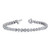 Vienna: Exquisite Diamond Tennis Bracelet .8.80ct Marquise Cut Diamonds