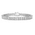 Victoria: Exquisite Diamond Tennis Bracelet .22.50ct Emerald
