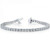 Isabella: Exquisite Diamond Tennis Bracelet .Round Brilliant Diamonds