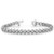 Victoria: exquisita pulsera de tenis de diamante .8ct bisel redondo