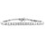 Madrid: Exquisite Diamond Tennis Bracelet .7.5ct Princess & Round Diamonds