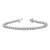 Victoria: utsøkt diamanttennisarmbånd .6.75CT runde strålende diamanter