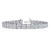 París: pulsera de tenis ultra. Luxury con diamantes raros de Asscher