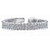 Victoria: Utsökt dubbelrad tennisarmband .14.80CT Princess Cut Diamonds