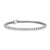 Madrid: Exquisite Diamond Tennis Bracelet .5.30ct Round Brilliant Diamonds