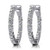 Victoria: Exquisite Inside .Out Diamond Hoop Earrings