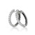 Victoria: Exquisite Diamond Hoop Earrings .5.30ct Round Cut Diamonds