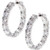 Isabella: Luxury Diamond Hoop Earrings .3.90ct Natural Diamonds
