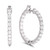 Madrid: Exquisite Diamond Hoop Earrings .4.10ct Round Cut Diamonds Madrid: Exquisite Diamond Hoop Earrings .4.10ct Round Cut Diamonds