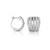 Isabella: Multi .Row Diamond Hoop Earrings Isabella: Multi .Row Diamond Hoop Earrings