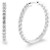 Diana: Exquisite Diamond Hoop Earrings .4ct Natural Diamonds