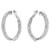 Isabella: Luxury Diamond Hoop Earrings .6.20ct Round Brilliant Diamonds