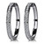 Isabella: Exquisite Diamond Hoop Earrings .2ct Round Brilliant Diamonds