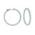 Victoria: Exquisite Diamond Hoop Earrings .4.50ct Natural Diamonds