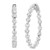 Diana: Exquisite Diamond Hoop Earrings .5.54ct Round Diamonds