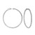 Madrid: Luxury Diamond Hoop Earrings .6ct Round Brilliant Diamonds