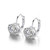 Vienna: Solitaire Diamond Leverback Earrings .2.00ct Round Diamond