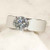Giovanni: Anel de diamante solitário masculino 0,150 ct diamante redondo