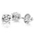 Isabella: Exquisite Diamant-Ohrstecker. 1,00 ct runder Brillant