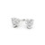 Vienna: Heart Cut Diamond Stud Earrings .1.00ct Natural Diamond