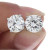 Madrid: Exquisite Diamond Stud Earrings .2.20ct Round Brilliant Diamonds