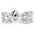 Vienna: Luxury Diamond Stud Earrings .4.00ct Round Cut Diamonds