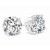 Victoria: Statement Diamond Stud Earrings .4.50ct Round Cut Diamonds