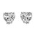 Vienna: Heart .Cut Diamond Stud Earrings