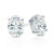 Isabella: Oval Cut Diamond Stud Earrings .2.00ct Total