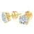 Victoria: Exquisite Diamond Stud Earrings .1.80ct Round Brilliant Diamonds