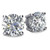Isabella: Exquisite Diamond Stud Earrings .6ct Round Brilliant Diamonds