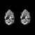 Victoria: Pear Cut Diamond Stud Earrings .6.00ct Total Weight