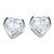 Isabella: Heart .Cut Diamond Stud Earrings