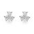 Isabella: Bespoke Three .Stone Diamond Stud Earrings