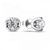 Paris: Exquisite Solitaire Diamond Stud Earrings .1.00ct Round Brilliant Diamond