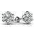 Paris: Exquisite Diamond Stud Earrings .2.10ct Round Cut Diamonds