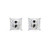 Victoria: Exquisite Diamond Stud Earrings .6.00ct Cushion Old Miner Diamonds