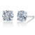 Victoria: Luxury Diamond Stud Earrings .3.00ct Round Diamonds