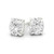 Isabella: Cushion .Cut Diamond Stud Earrings