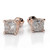 Isabella: Radiant Cut Diamond Stud Earrings .3.50ct Natural Diamonds