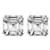 Vienna: Elegant Asscher Cut Diamond Studs .2.00ct Natural Diamond Vienna: Elegant Asscher Cut Diamond Studs .2.00ct Natural Diamond