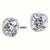 Constantine: Bezel .Set Diamond Stud Earrings
