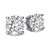 Vienna: Luxury Diamond Stud Earrings .1.80ct Round Cut Diamonds