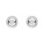 Madrid: Exquisite Diamond Circle Stud Earrings .2ct Round Cut Natural Diamonds Madrid: Exquisite Diamond Circle Stud Earrings .2ct Round Cut Natural Diamonds