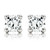 Victoria: Exquisite Diamond Stud Earrings .4.00ct Total Round Diamonds