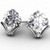 Vienna: Luxury Diamond Stud Earrings .2.20ct Round Brilliant Diamonds