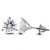 Paris: Exquisite Martini .Set Diamond Stud Earrings