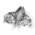 Vienna: Exquisite Diamond Stud Earrings .1.80ct Round Diamonds