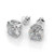 Madrid: Exquisite Diamond Stud Earrings .4ct Round Natural Diamonds