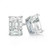 Victoria: Elegant Emerald .Cut Diamond Stud Earrings Victoria: Elegant Emerald .Cut Diamond Stud Earrings